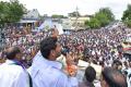 YSRCP President YS Jagan Mohan Reddy at the roadshow in Vantivelagala, Nandyal on Saturday. - Sakshi Post