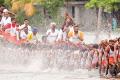 Even though it was earlier stated that 78 boats of various shapes and sizes will take part, the number crossed 100, of which 24 were snake boats. - Sakshi Post