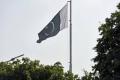 Pak flag at Wagah-Attari border - Sakshi Post