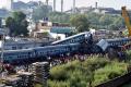 The scene of the accident involving Kalinga Utkal Express train in Uttar Pradesh on Saturday. - Sakshi Post