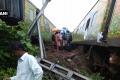 This is the second derailment in Mumbai in the past one week. (Photo: ANI) - Sakshi Post