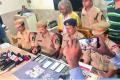 The officials seized 97 fake diamonds from godman Madiriki Babu Rao’s&amp;amp;nbsp;possession - Sakshi Post