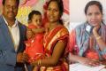 Dr Deepa with husband Praveen Kumar and daughter; at hospital (right) - Sakshi Post