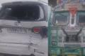 The Minister’s car was hit from behind by a lorry when it was in stationary position - Sakshi Post