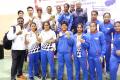 The victorious Indian women boxers at the ‘Balkan’ International Boxing Championship meet. - Sakshi Post