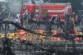 47 people were killed in a blaze that tore through a fireworks factory outside Jakarta, on Thursday. - Sakshi Post