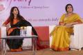 Author Shobhaa De in conversation with Vidya Balan at the  Penguin Fever event in New Delhi. - Sakshi Post