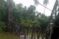 The caved in bridge in Kerala’s Kollam - Sakshi Post