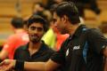 ian stars Achanta Sharath Kamal and Sathiyan Gnanasekaran in&amp;amp;nbsp;the men’s doubles category of the 2017 Challenge Belgium Open table tennis tournament - Sakshi Post