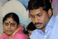 YS Vijayamma with son YS Jagan Mohan Reddy (file photo) - Sakshi Post