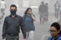 Tuesday, a yellow blanket of smog hung heavily in the city sky, making the the quality of air even worse than a day after Di - Sakshi Post