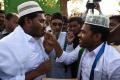 YS Jagan being offered a sweet by a Muslim party worker during his #PrajaSankalpaYatra Day 3&amp;amp;nbsp; - Sakshi Post