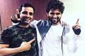 Actor Vijay Devarakonda with the gym trainer Kuldeep - Sakshi Post