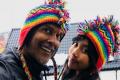 Milind Soman with his girlfriend Ankita Konwar - Sakshi Post