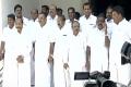 The three Rajya Sabha members - A. Navaneethakrishnan, Vijila Satyanand (Tamil Nadu) and N. Gokulakrishnan (Puducherry)- met Palaniswami at his home - Sakshi Post