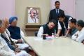 Congress President Sonia Gandhi on Monday signed as the first proposer on the first nomination paper submitted for the election  party Vice President Rahul Gandhi to the post of party chief. - Sakshi Post