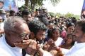 YSRCP chief YS Jagan Mohan Reddy interacts with people on his padayatra - Sakshi Post