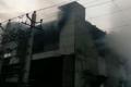 The fire, which started at the storage unit on the ground floor of a two-storey building, ripped through the structur - Sakshi Post