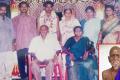 Nagabhushanam (inset) and his family members (file photo) - Sakshi Post