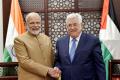PM Narendra Modi with President Mahmoud Abbas - Sakshi Post