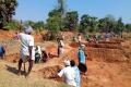 Labourers at an MGNREGA work site just outside Munagapaka village in Visakhapatnam district&amp;amp;nbsp; - Sakshi Post