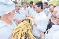 YS Jagan Mohan Reddy interacting with tobacco farmers. - Sakshi Post