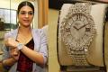 The actress was spotted sporting a luxury watch-Chopard. - Sakshi Post