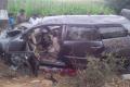 The accident took place at Pallipadu after the driver lost control over the vehicle and  rammed into a tree - Sakshi Post