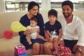 The stylish star celebrated his son’s birthday with his wife Sneha Reddy and daughter Allu Arha - Sakshi Post