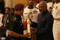 Dhoni was conferred with Padma Bhushan on Monday - Sakshi Post