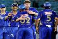 Rajasthan Royals overcame a shaky start and were on course to post a competitive total before heavy rain lashed the Sawai Mansingh Stadium - Sakshi Post