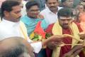 AP Leader of Opposition YS Jagan Mohan Reddy  offered aarti to the river amidst the chanting of Vedic mantras by the pandits - Sakshi Post