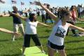 People from various backgrounds, accompanied with their families, participated in the yoga sessions (Representational image) - Sakshi Post