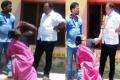 Rajavva attacks TRS MPP Gopi with a slipper. - Sakshi Post