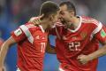 Denis Cheryshev and Artem Dzyuba furthered Russian hopes against Egypt. - Sakshi Post