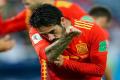 Stunned by the goal, Spain went all out for the equaliser. They did not have to wait long as a superb build up saw Iniesta storm into the Morocco penalty box - Sakshi Post