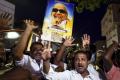 DMK party cadres react after Kauvery Hospital released a bulletin on party president M. Karunanidhi’s health &amp;amp;nbsp; - Sakshi Post