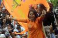 Maratha community members shout slogans during a protest in Mumbai &amp;amp;nbsp; - Sakshi Post