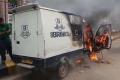 Fire At Cash Van - Sakshi Post