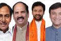 KCR, Uttam Kumar Reddy, Kishan Reddy and Akbaruddin Owaisi - Sakshi Post