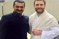 Bandla Ganesh with Congress chief Rahul Gandhi - Sakshi Post