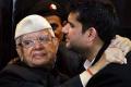 Rohit Shekhar Tiwari with his father ND Tiwari (File Photo) - Sakshi Post