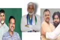 JSP candidate JD Lakshmi Narayana Inset: VVijayasai Reddy - Sakshi Post