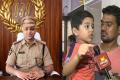 East Godavari SP Nayeem Asmi Inset : Jashith with his father - Sakshi Post