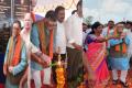 Labour Minister Santosh Gangwar at the foundation stone ceremony in Kakinada - Sakshi Post