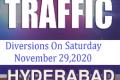 Hyderabad Traffic Diversions For TRS GHMC Election Campaign At LB Nagar On Nov.29 saturday - Sakshi Post