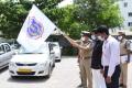 Rachakonda CP Mahesh Bhagwat Flags of Four Free Cab Services In LB Nagar - Sakshi Post