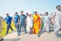 YS Sharmila's Praja Prasthanam Padayatra  in Shamshabad- Day 2 - Sakshi Post