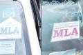 Hyderabad Vehicles With MLA, MP Stickers Under The Radar - Sakshi Post