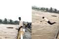 Viral Video: Malegaon Man Who Dived Into Flooded River, Still Missing - Sakshi Post